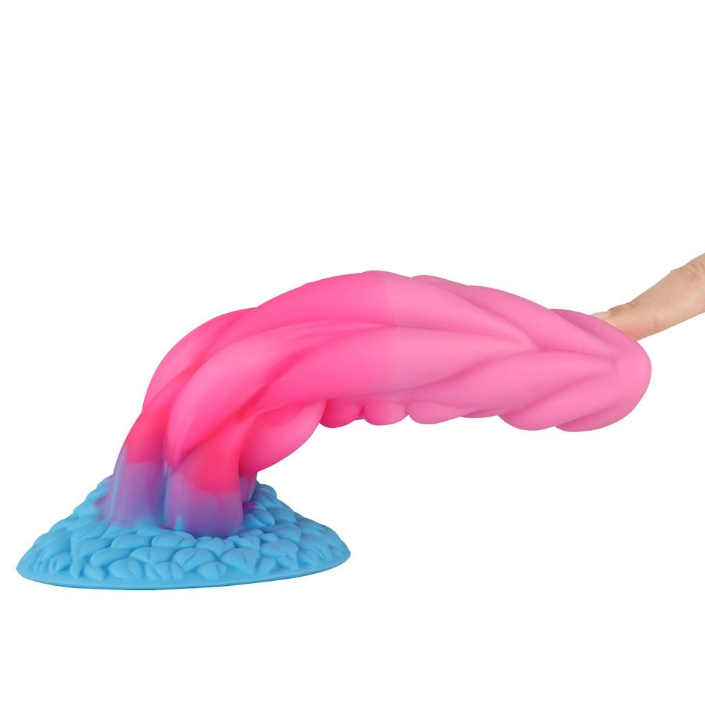 HiSmith Waldolo Silicone Beleala Dildo 8.2 Inch - Pink/Blue