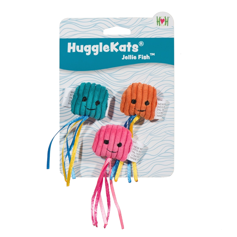 HuggleKat Jellie Fish 3pk