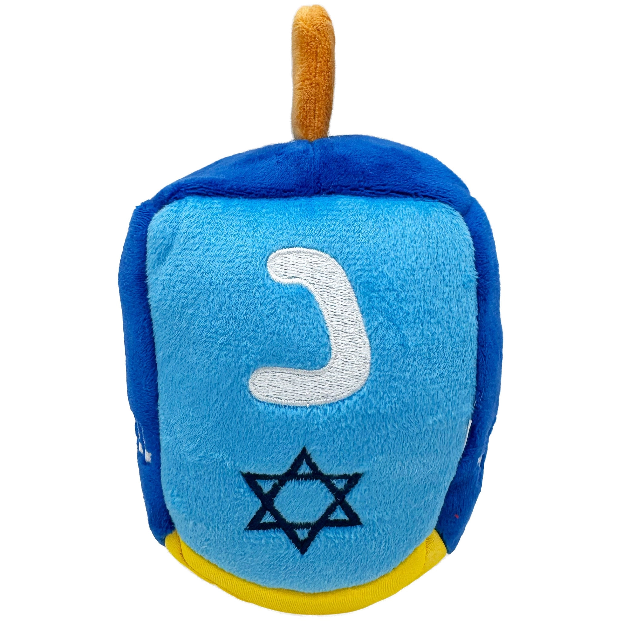 Huxley & Kent Mutt-zel Tov Dreidel Blue Dog Toys