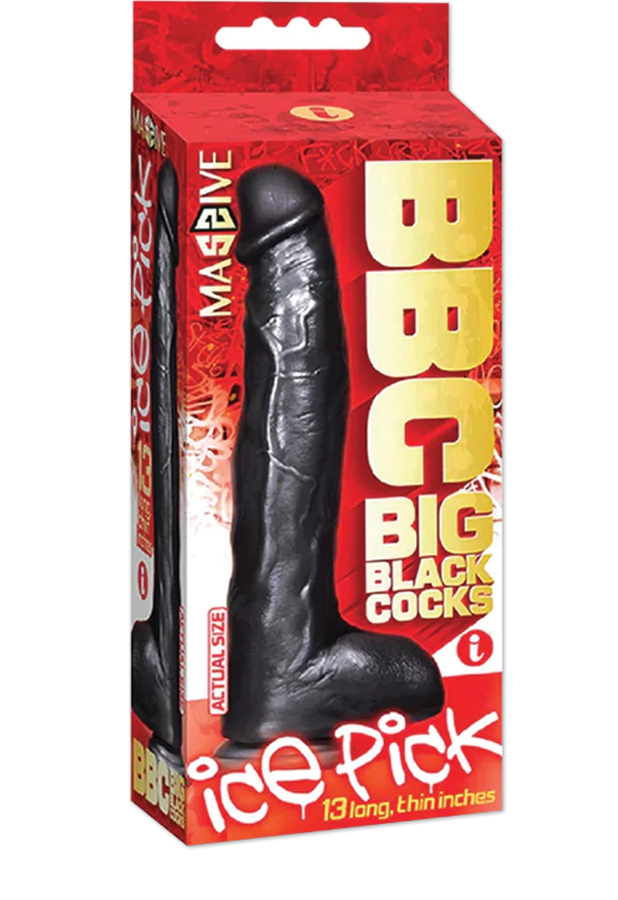 Icon Brands - BBCs Big Black Cocks Ice Pick, 13 Inch