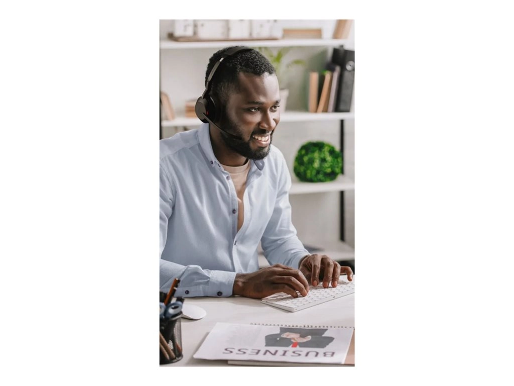 Jabra Evolve2 55 UC Stereo - Headset - on-ear - Bluetooth - wireless - active noise canceling - USB-C via Bluetooth adapter - 25599-989-889-01