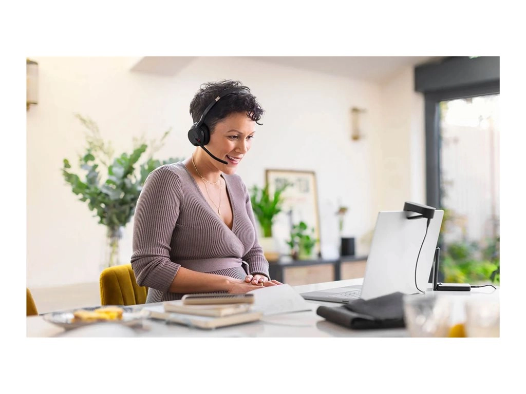 Jabra Evolve2 55 UC Stereo - Headset - on-ear - Bluetooth - wireless - active noise canceling - USB-C via Bluetooth adapter - 25599-989-889-01