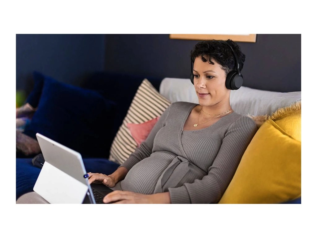 Jabra Evolve2 55 UC Stereo - Headset - on-ear - Bluetooth - wireless - active noise canceling - USB-C via Bluetooth adapter - 25599-989-889-01