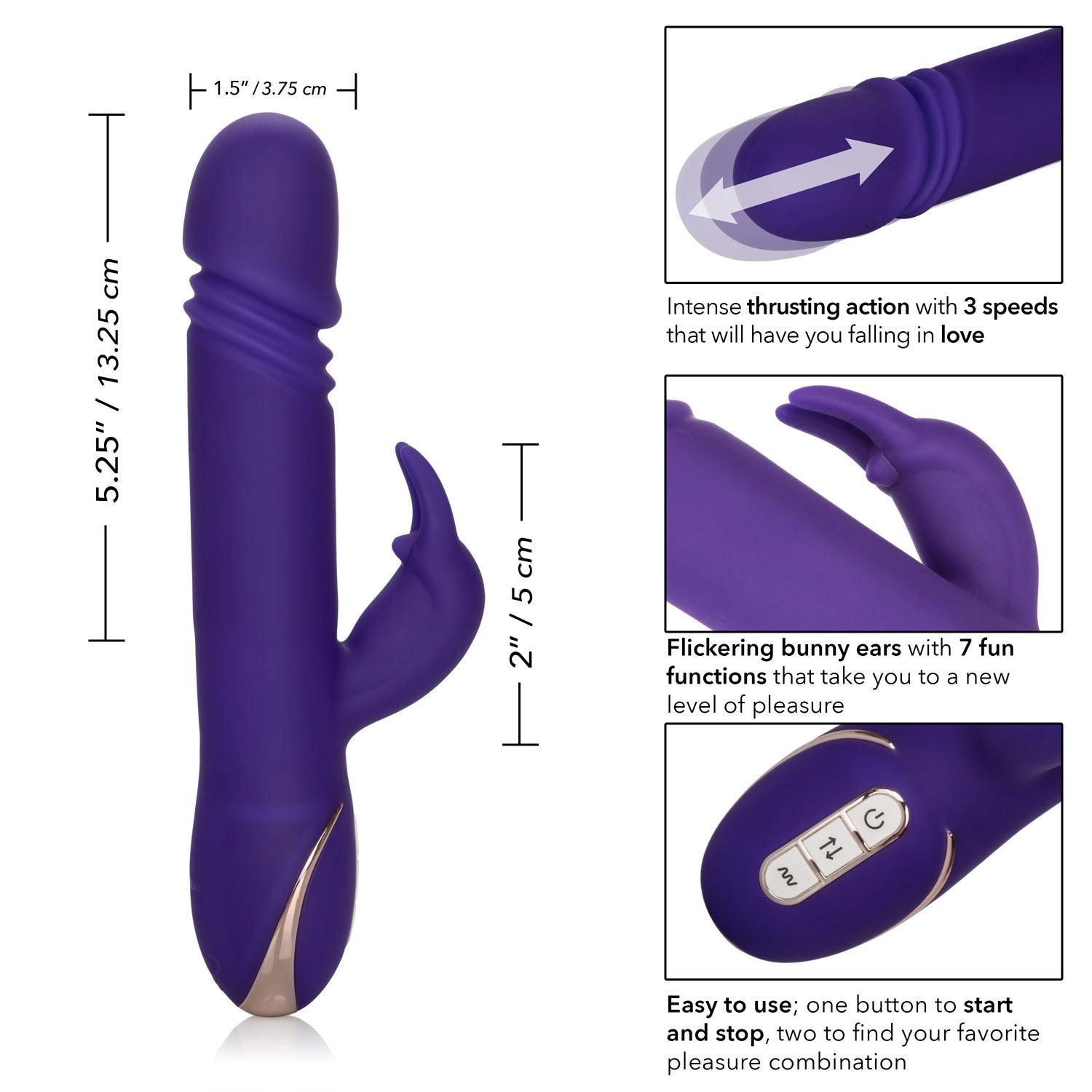 Jack Rabbit Signature Thrusting Rabbit - Purple