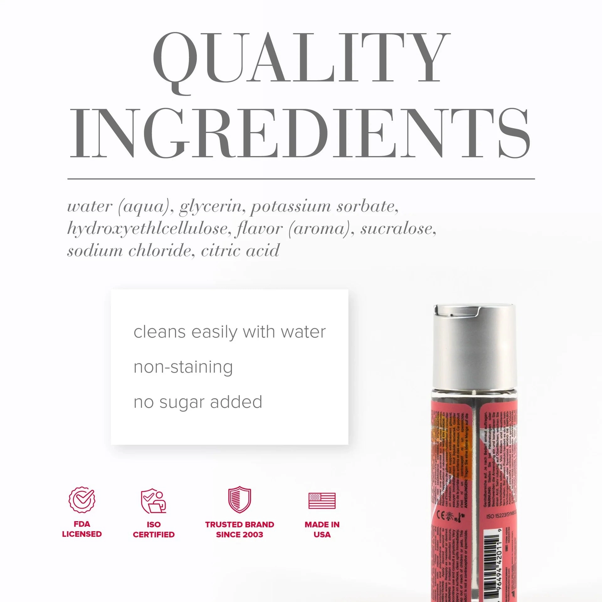 JO Cocktails Cosmopolitan Flavored Lubricant