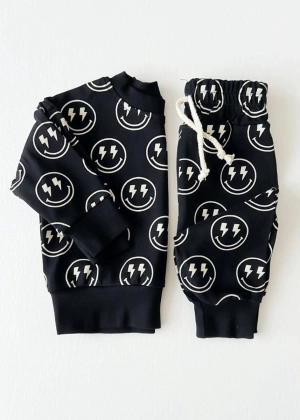 Jogger Set - Electric Smiley