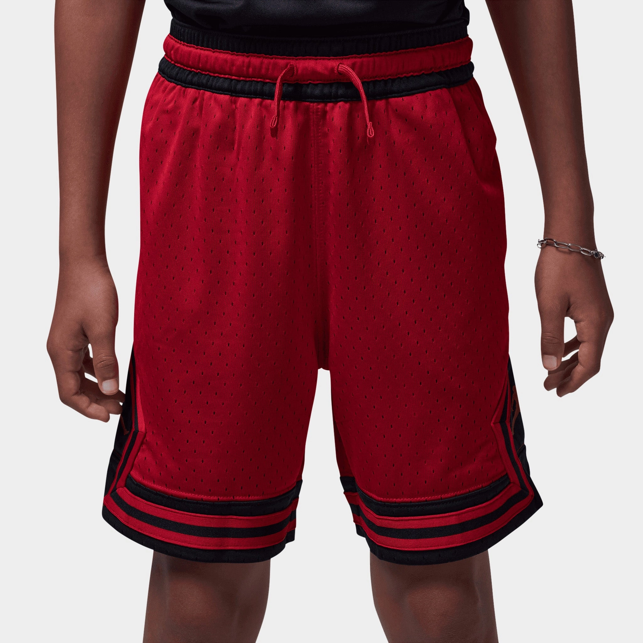 Jordan Junior Boys' Dri-Fit Diamond Shorts / Gym Red