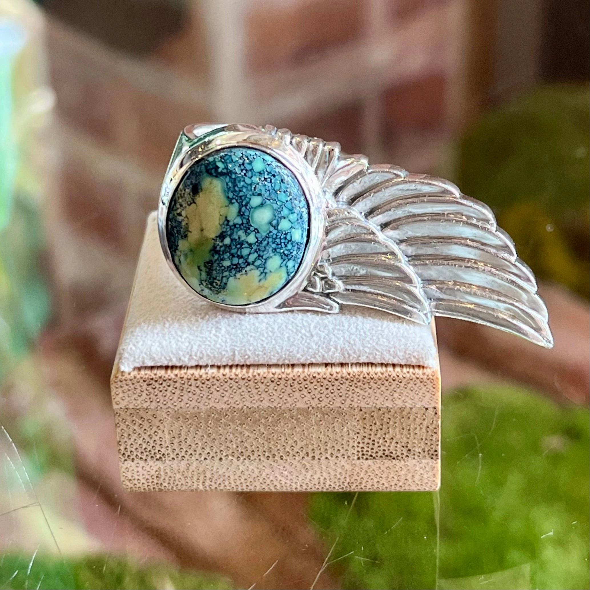 KING BABY Wing Silver Ring SZ 11 TS3974