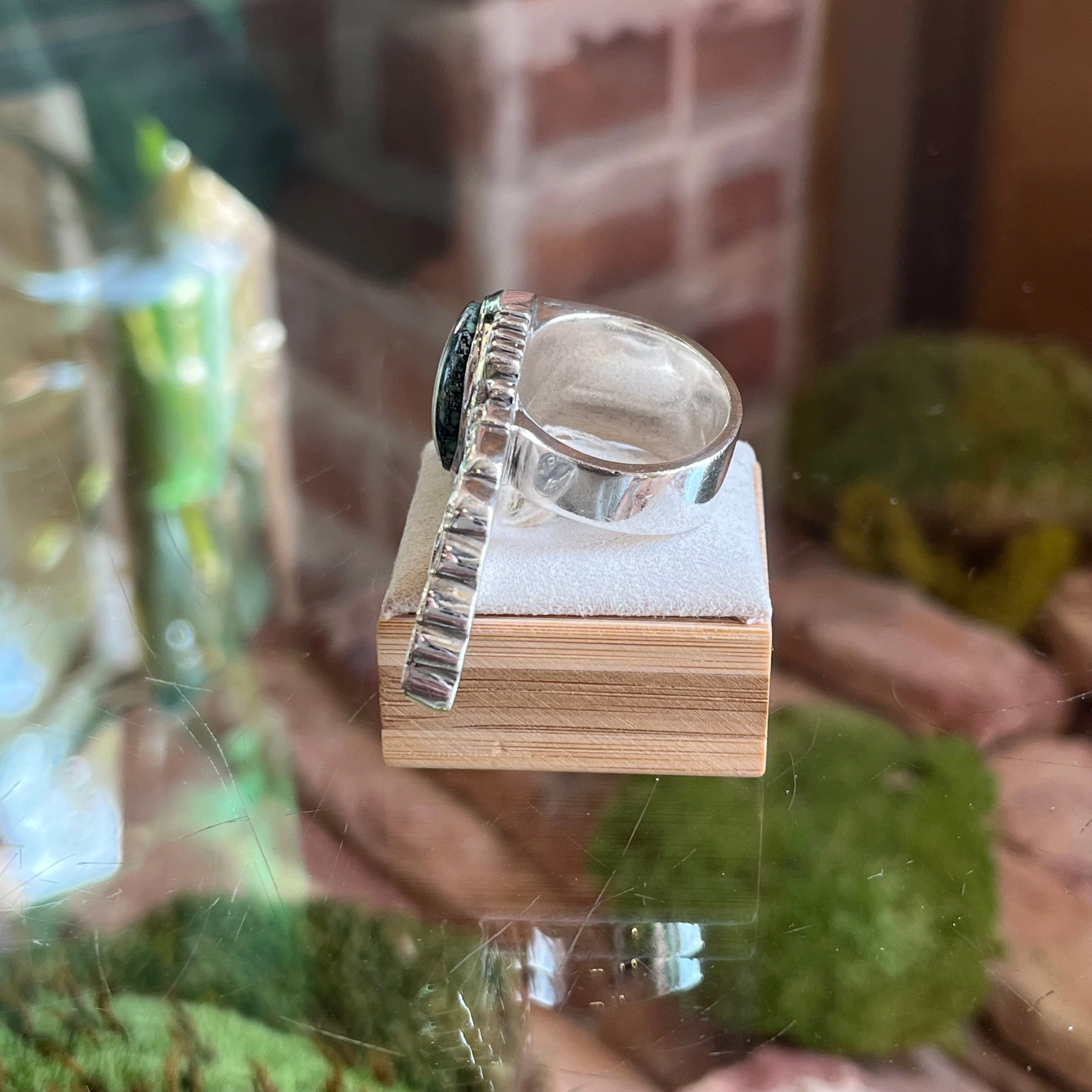 KING BABY Wing Silver Ring SZ 11 TS3974