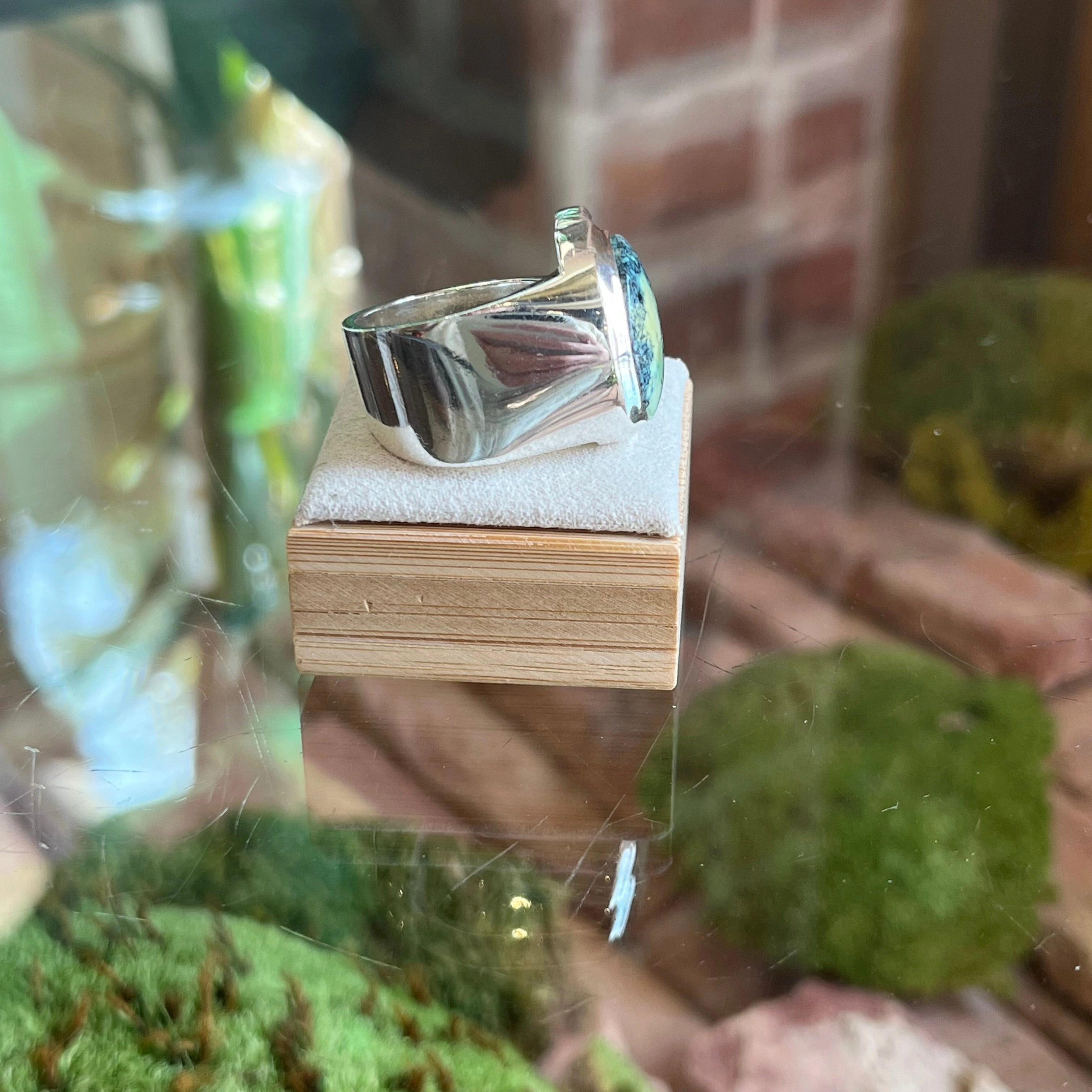 KING BABY Wing Silver Ring SZ 11 TS3974