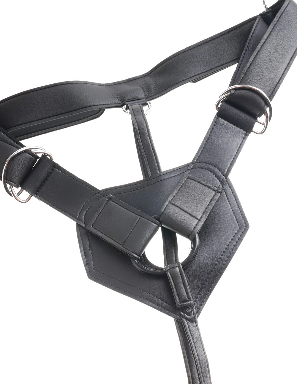 King Cock Real Feel Strap-On with Adjustable Harness