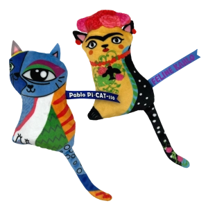 KONG Artz Kahlo / Dali Catnip Cat Toy 2 Pack
