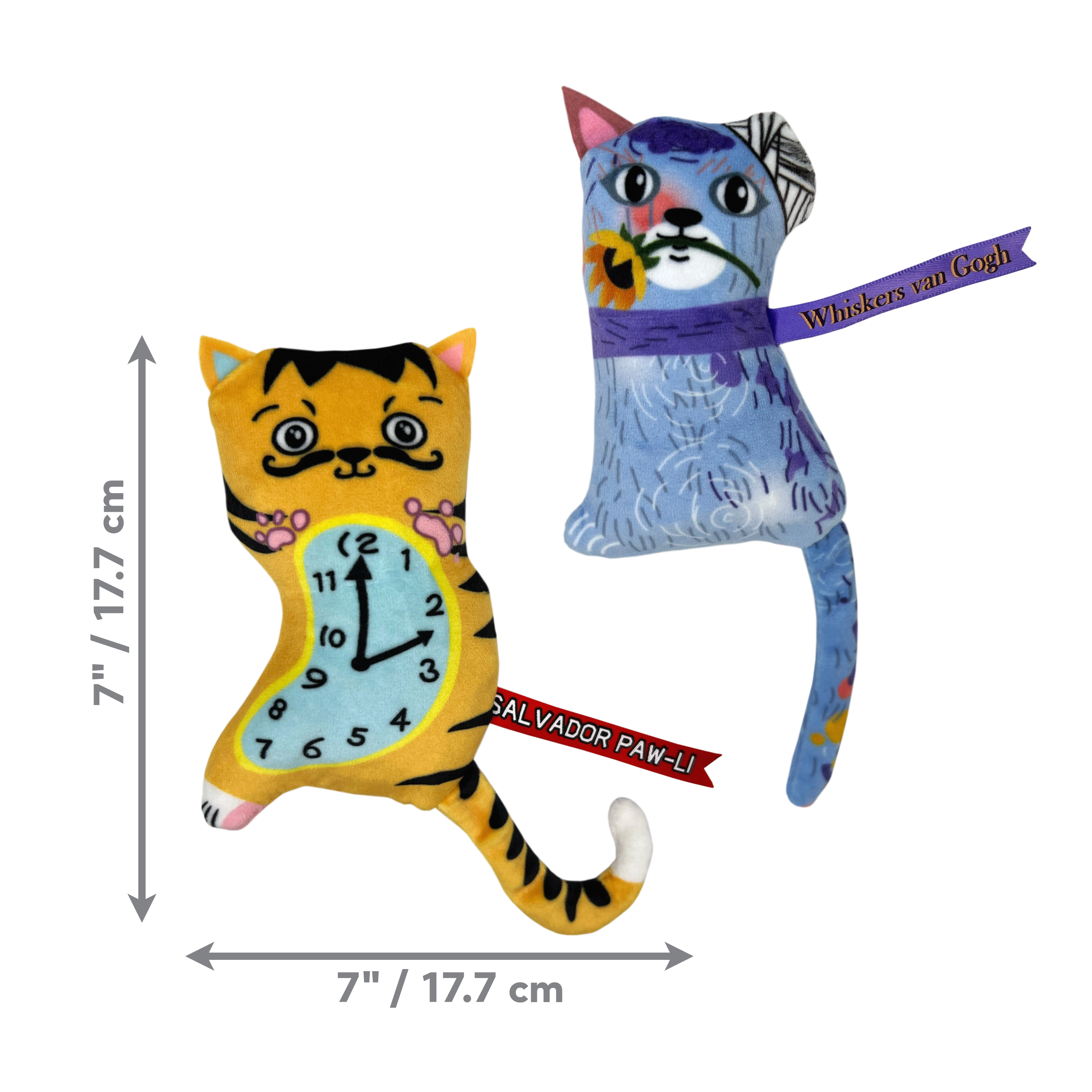KONG Artz Picasso / Van Gogh Catnip Cat Toy 2 Pack