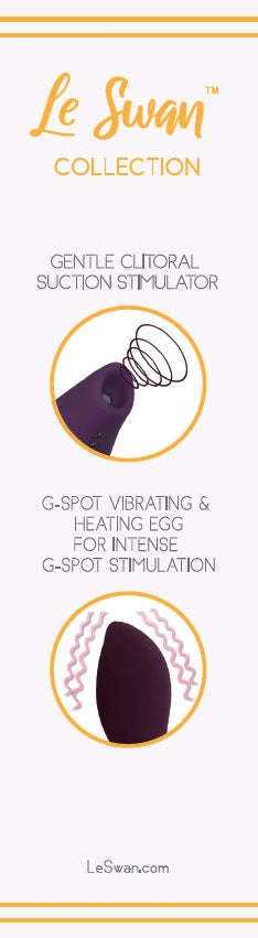 Le Swan Suction Vibe with Heating Egg