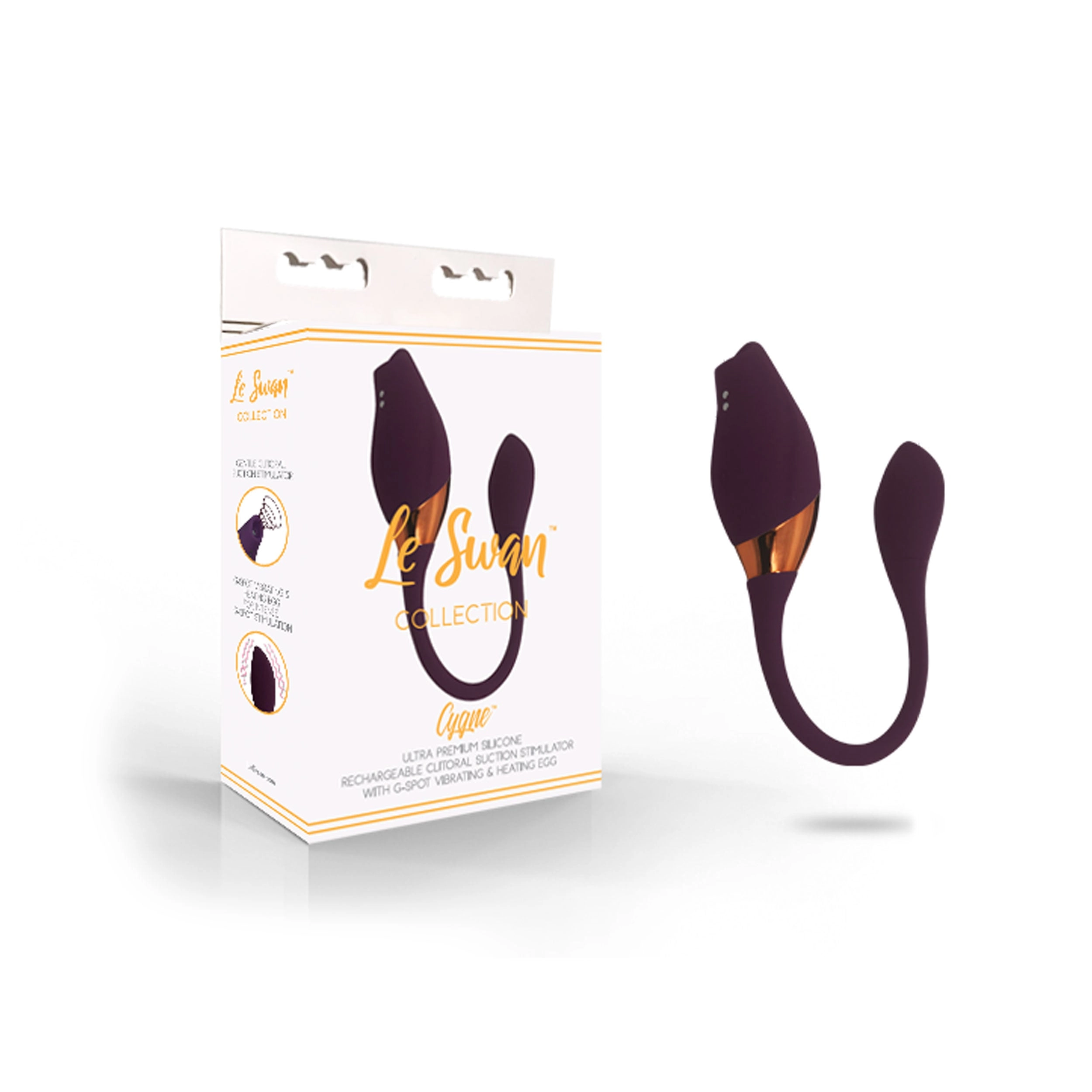 Le Swan Suction Vibe with Heating Egg