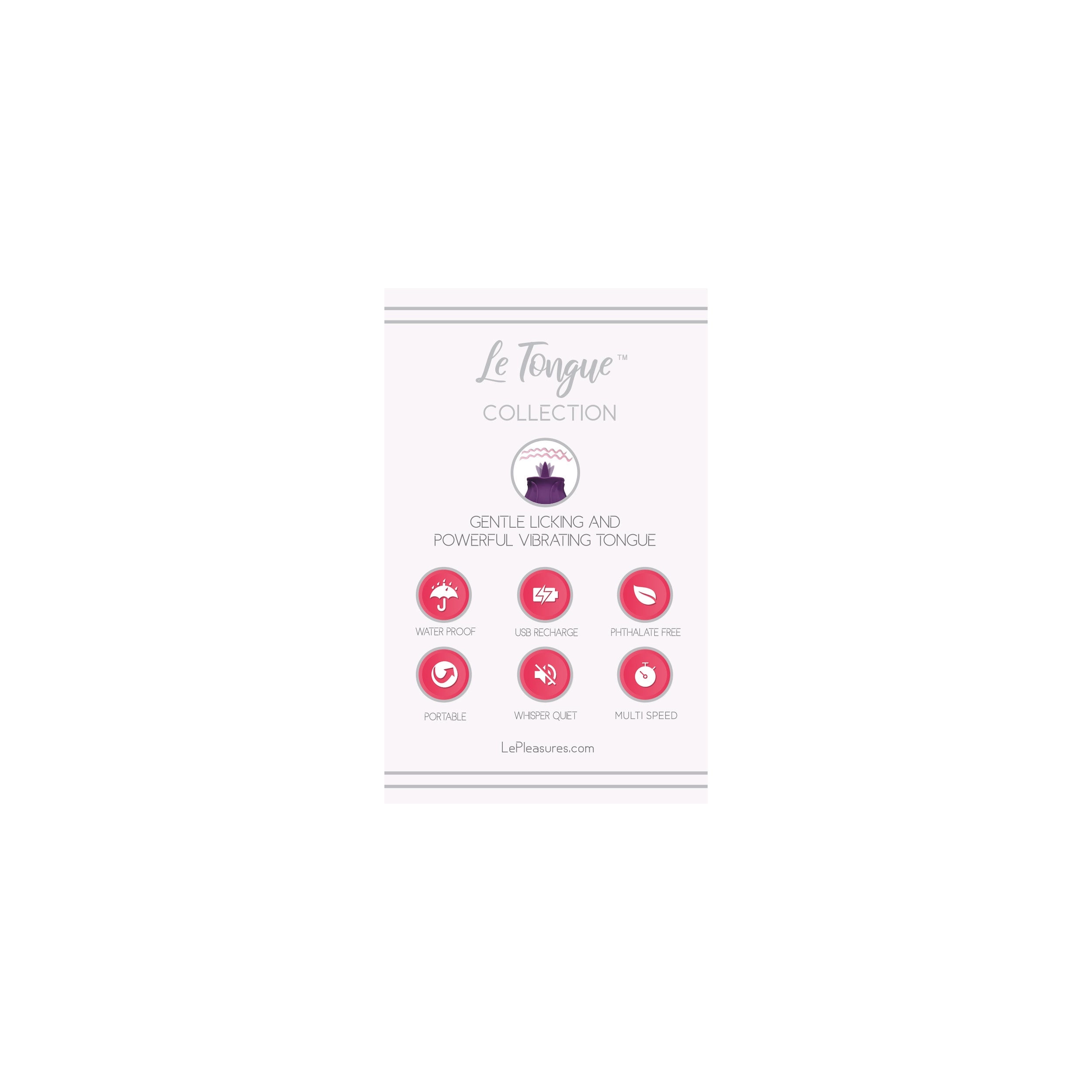 Le Tongue Clitoral Vibrator - Purple