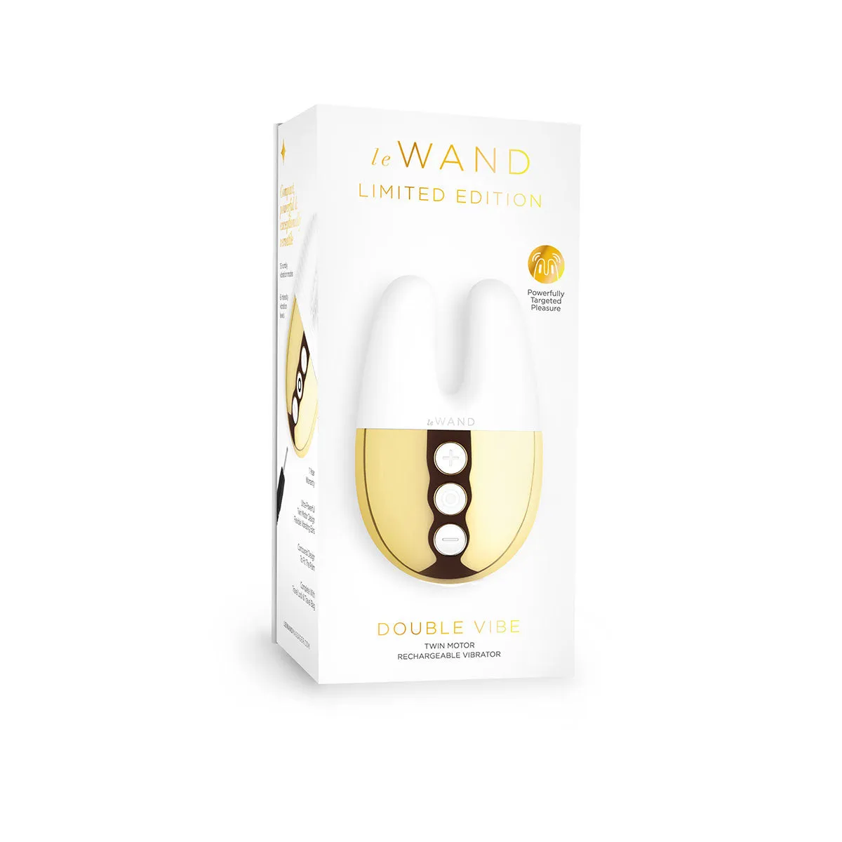 Le Wand Chrome Double Vibe - Limited Edition White/Gold