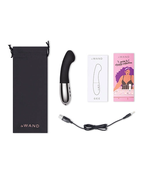 Le Wand Gee G-spot Targeting Rechargeable Vibrator Black, Purple, Pink
