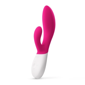 Lelo Ina Wave 2 Rechargeable Rabbit Vibrator - Cerise