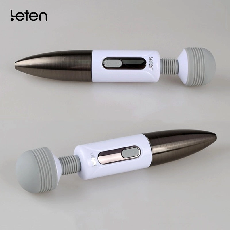 Leten Huge Head Big Vibrator AV Magic Wand Massager Nipple Clitoris Stimulator Sex Toys for Woman Orgasm