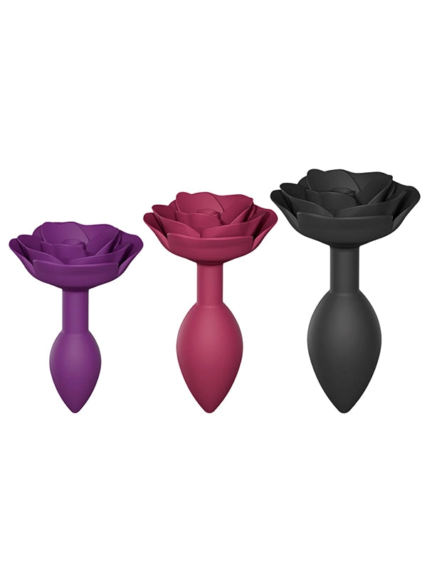 Love to Love Open Roses Silicone Butt Plug