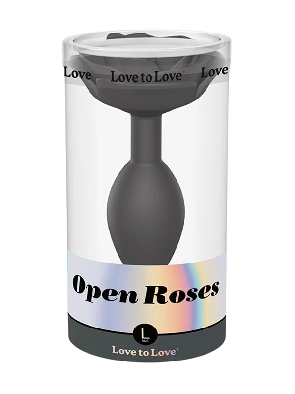 Love to Love Open Roses Silicone Butt Plug