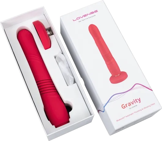 Lovense Gravity Thrusting And Vibrating Dildo