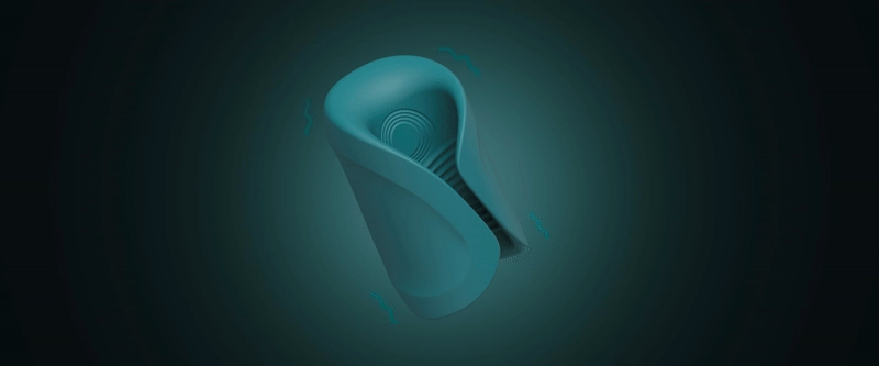 Lovense Gush 2 Remote-controlled Vibrating & Oscillating Penis Massager