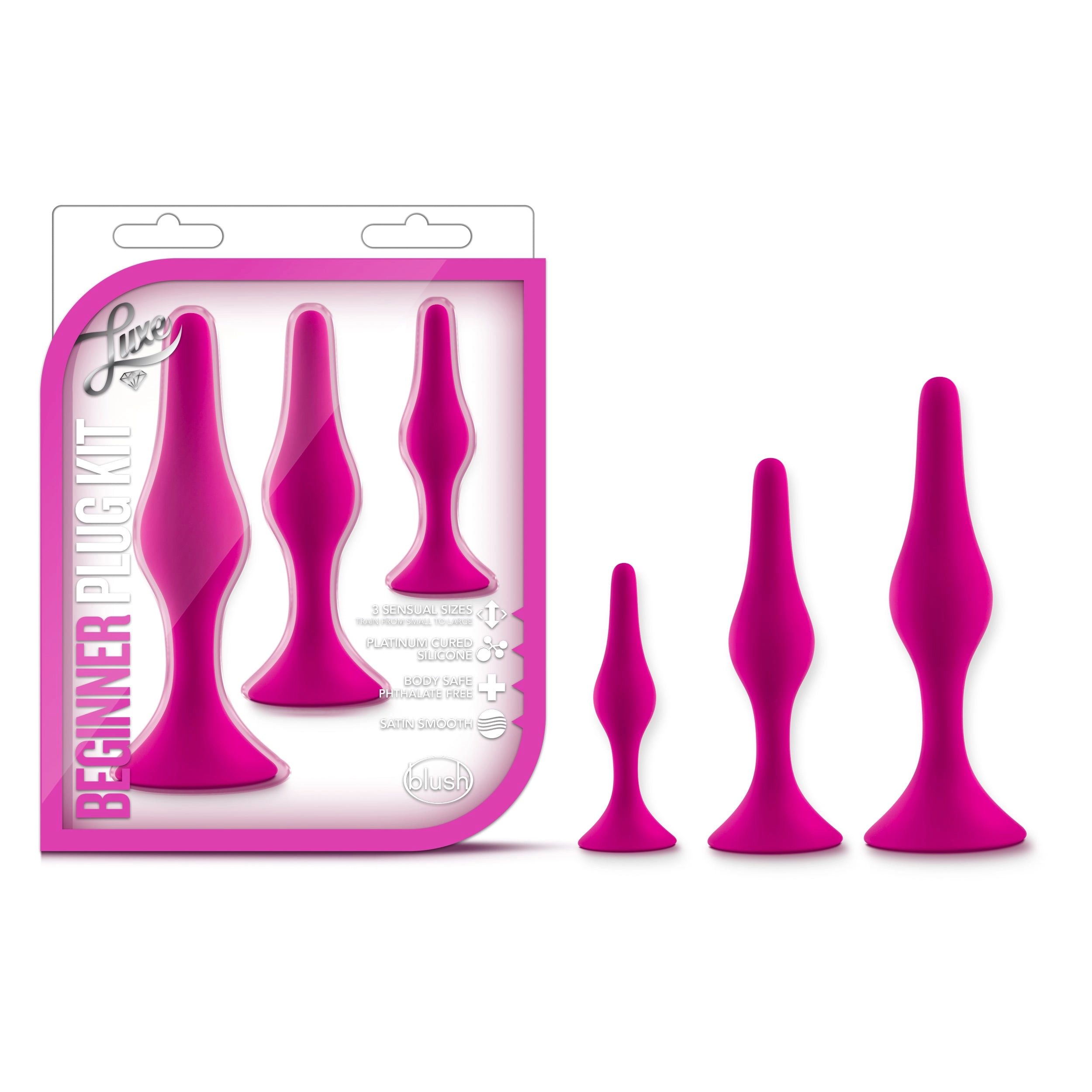 Luxe Beginner Plug Kit: Fun and Easy Booty Adventure Set