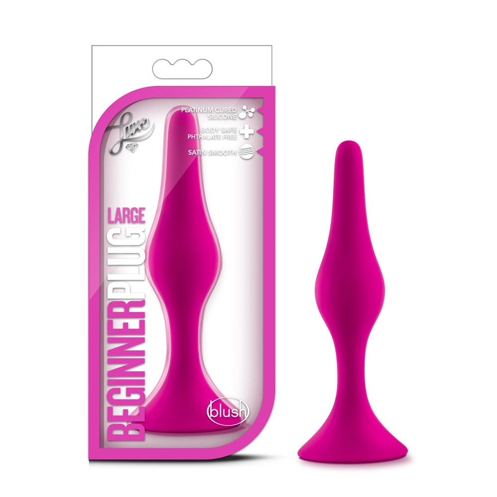 Luxe Beginner Plug: Soft Silicone Toy for Backdoor Fun