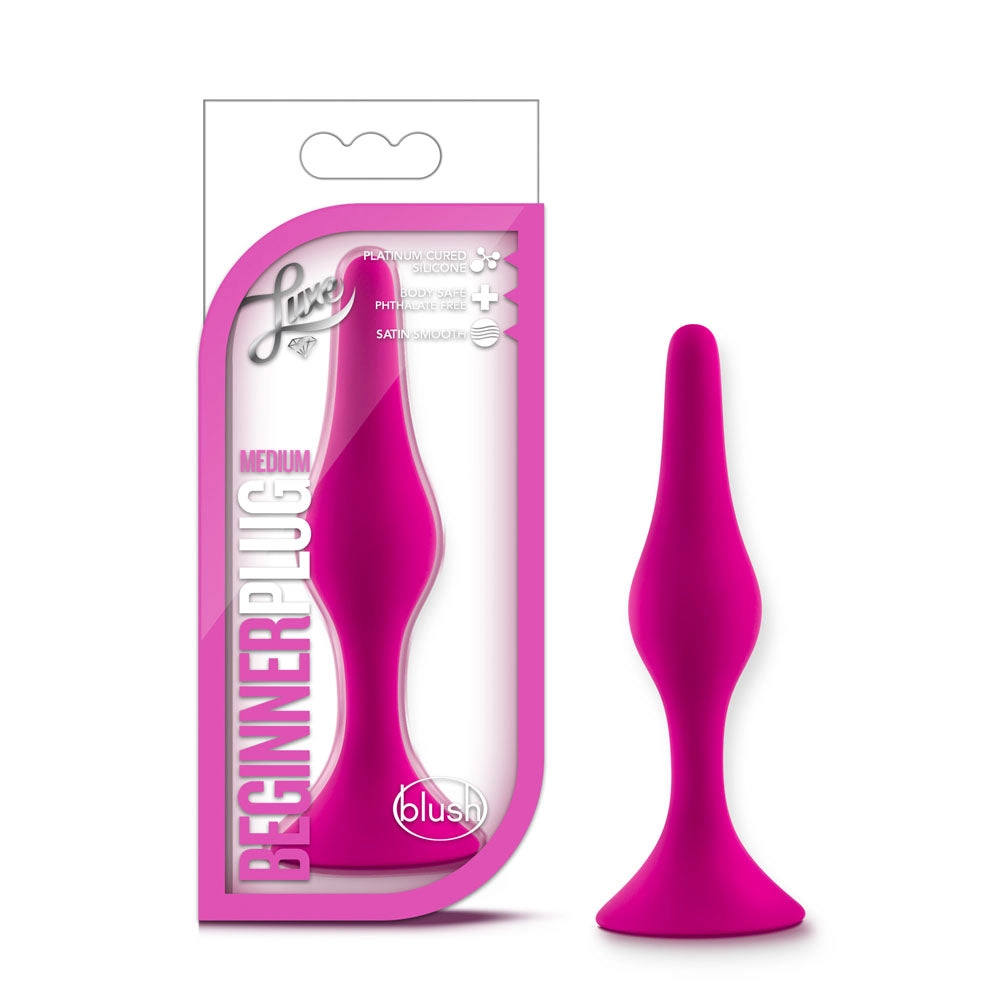 Luxe Beginner Plug: Soft Silicone Toy for Backdoor Fun
