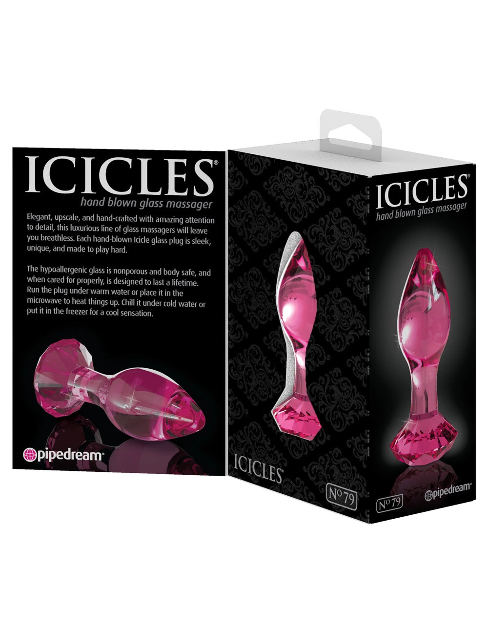 Magical Glass Wand: Heat or Cool for Tingly Thrills