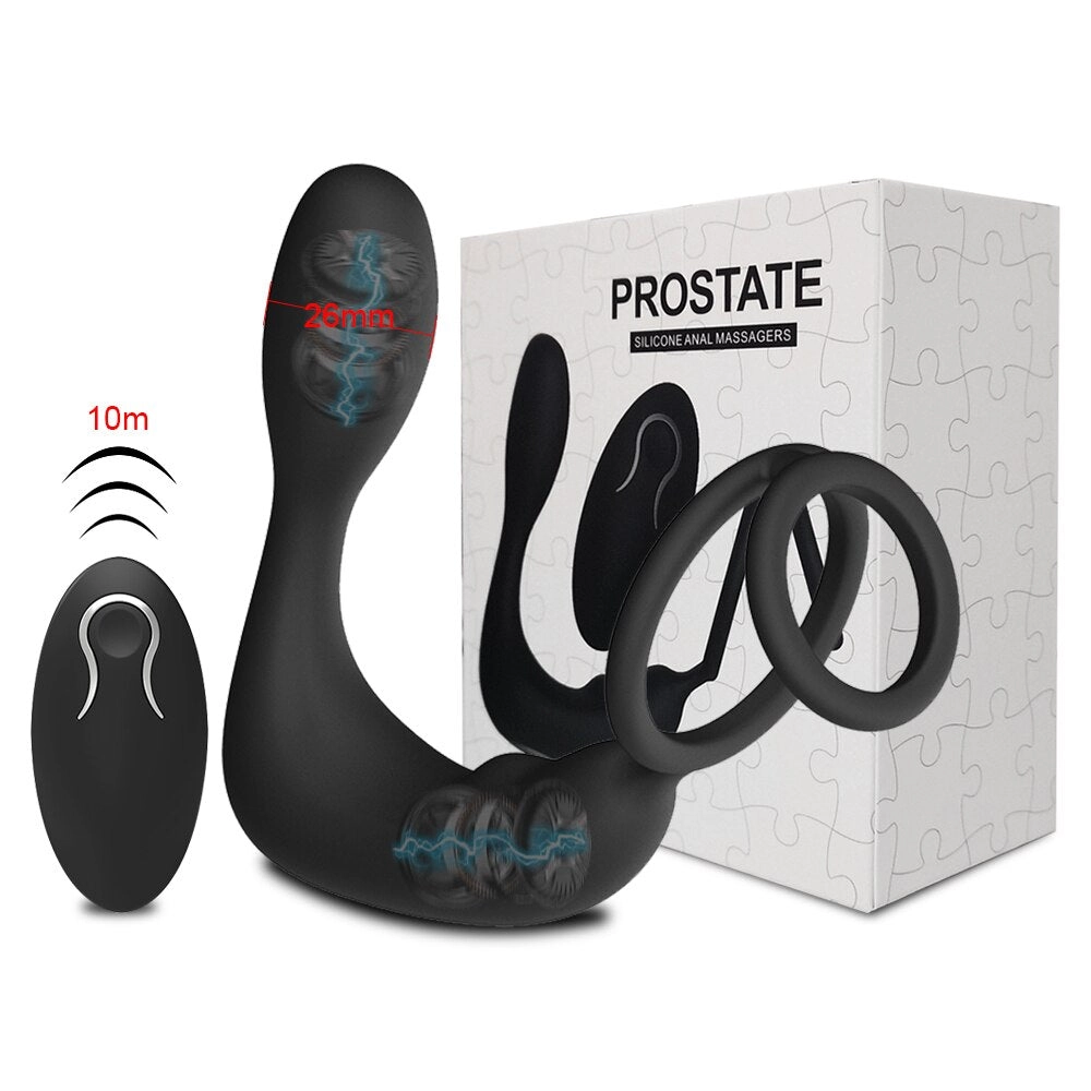 Male Prostate Massager Anal Butt Plug Bluetooth App Vibrators for Men Masturbator