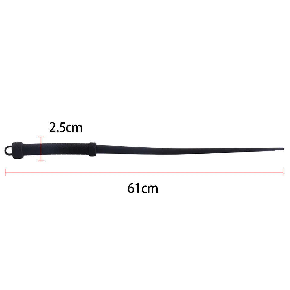 Master Series Dark Pleasures BDSM Silicone Whip 60cm