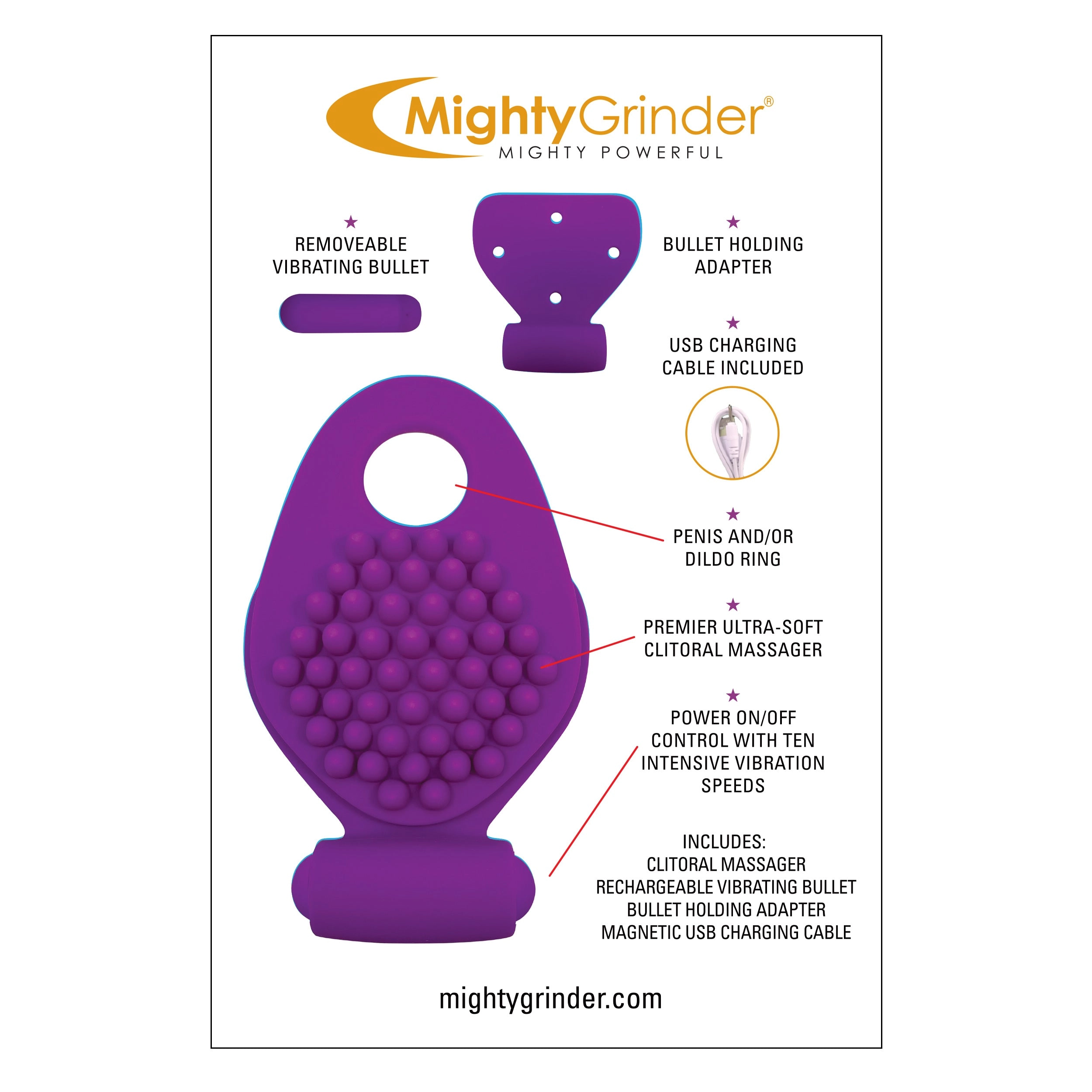 MIGHTY GRINDER PEAKS PURPLE