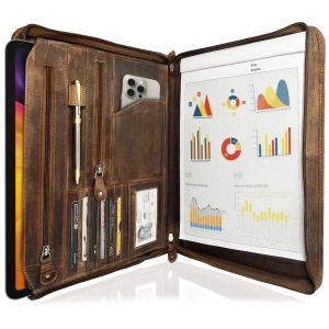 Monarch Leather Portfolio (Hunter)