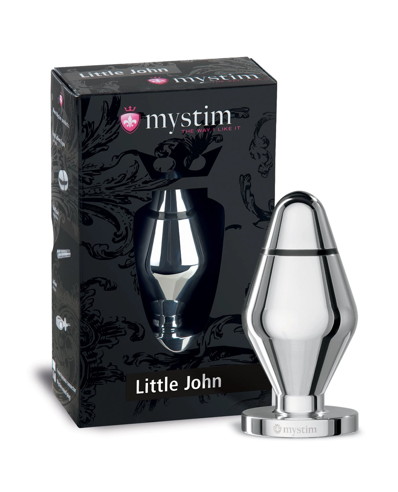Mystim Little John Buttplug Small Aluminum