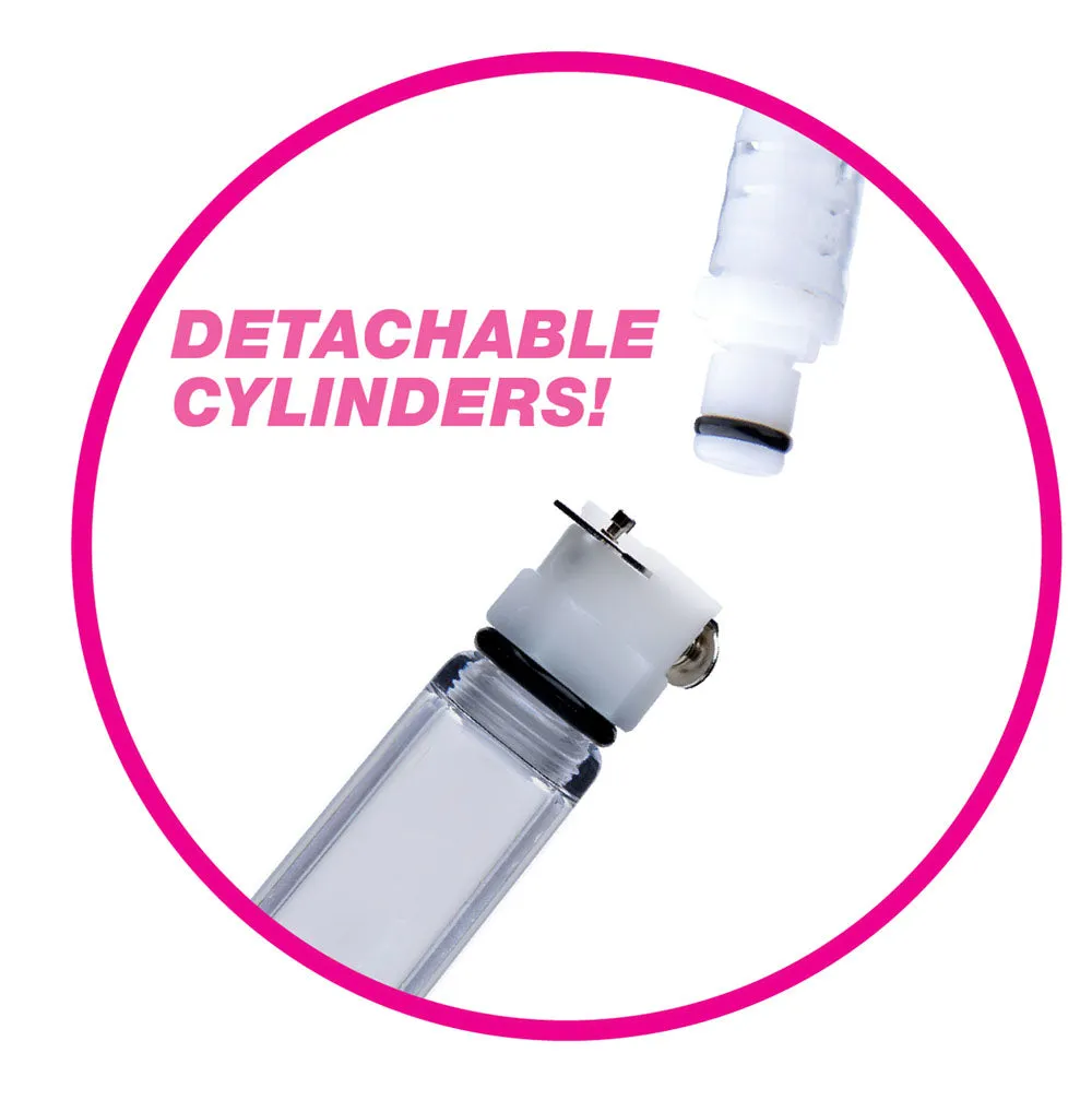 Nifty Nipple Pump Kit with Detachable Acrylic Cylinders