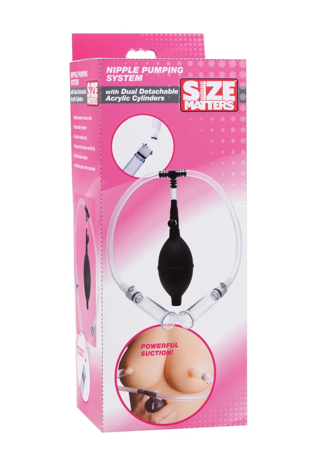 Nifty Nipple Pump Kit with Detachable Acrylic Cylinders