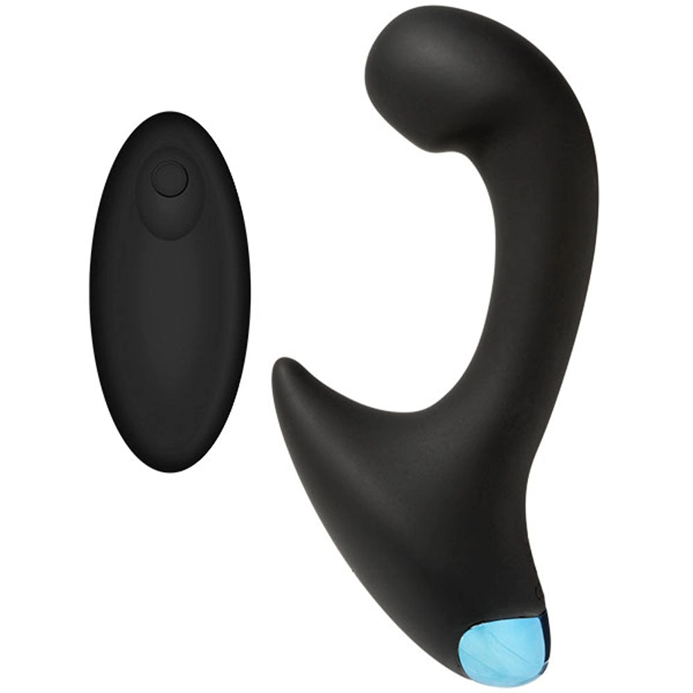 OptiMALE P-Curve: 7-Mode Vibrating Massager with Remote for Ultimate Fun