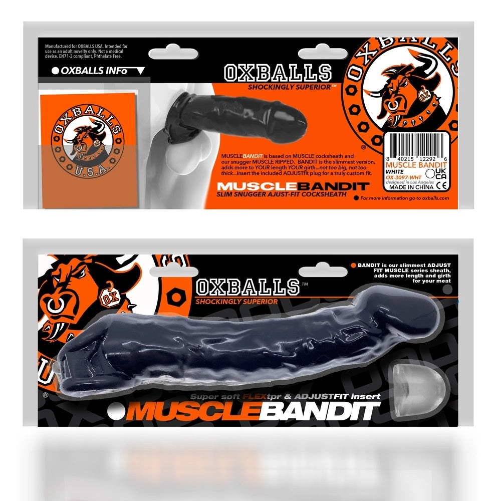 Oxballs Muscle Bandit Cock Sheath - Black