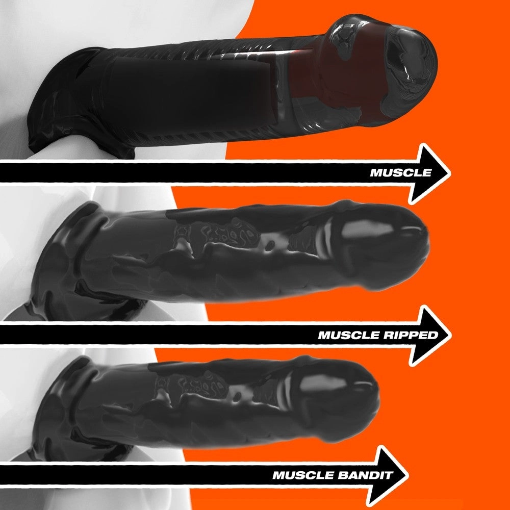 Oxballs Muscle Bandit Cock Sheath - Clear