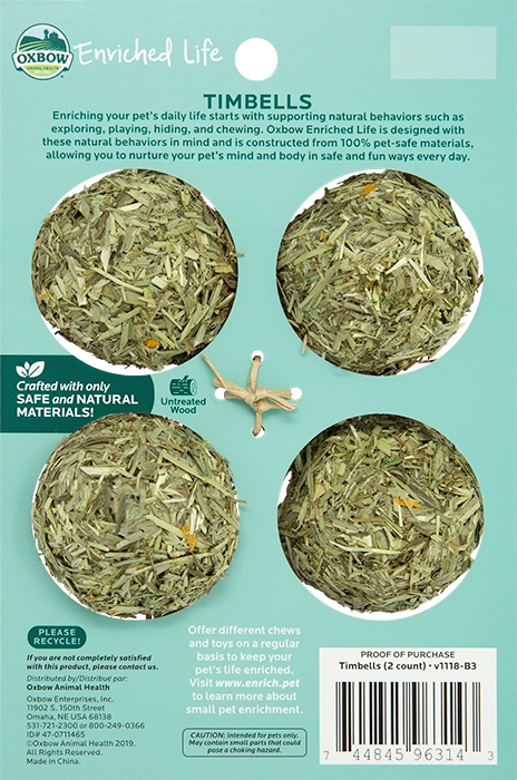 Oxbow Animal Health Enriched Life Timbells