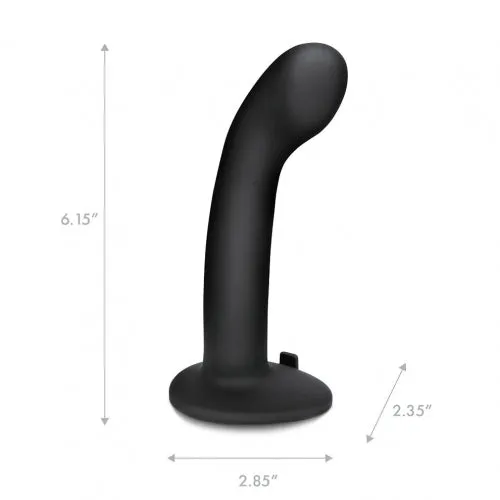 Pegasus Remote Control 6 Inch P-G Spot Silicone Peg With Harness - Black