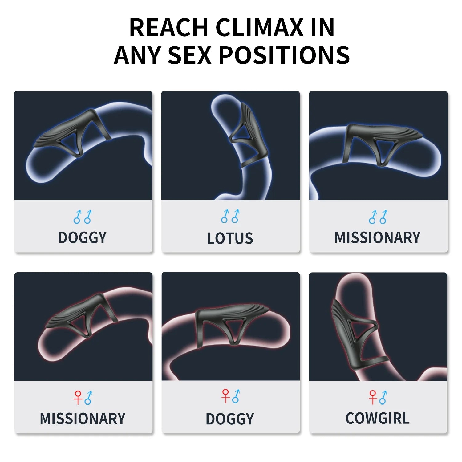 Penis Ring Vibrator Dick Sleeve Delay Ejaculation