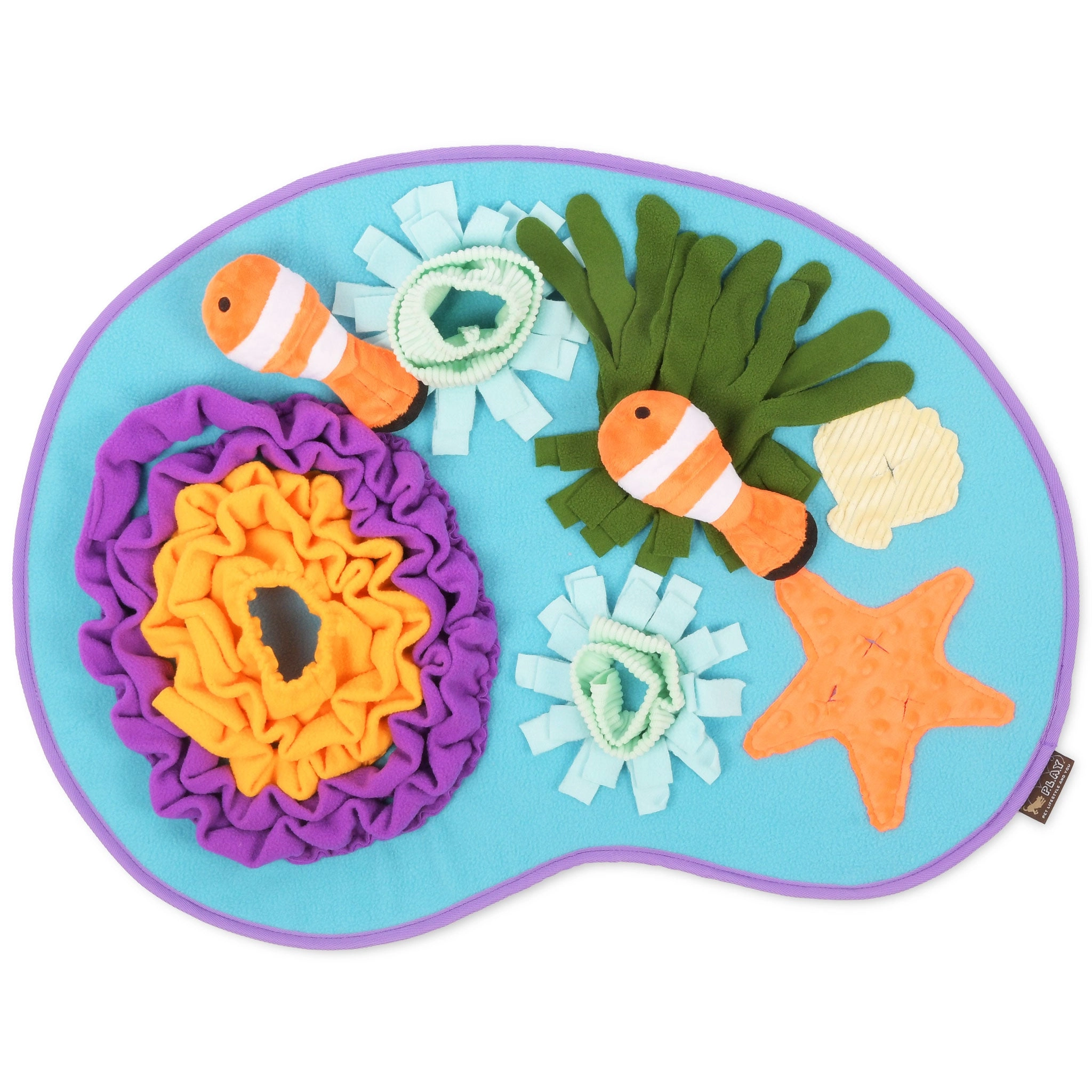 P.L.A.Y. Snuffle Mat Coral Cove Dog Toys