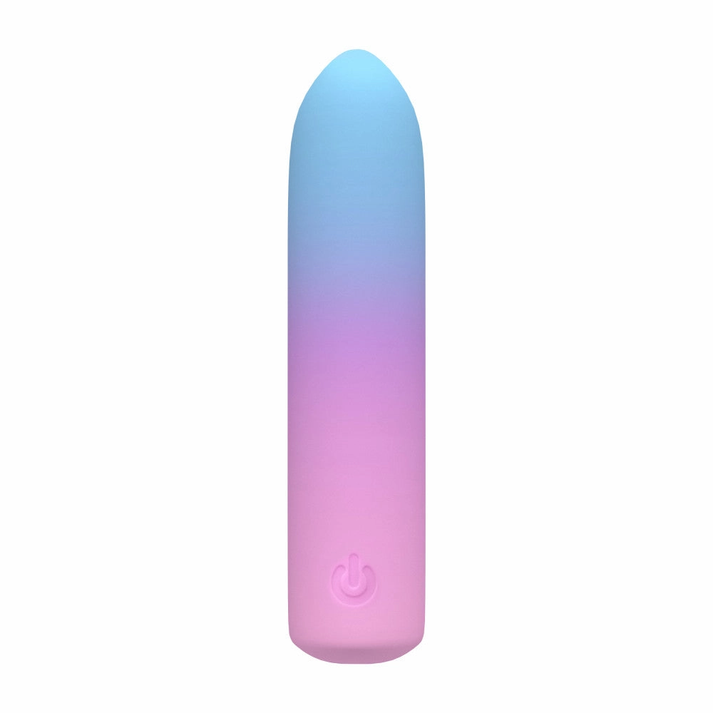 Play With Me by Blush ®| Berry Burst 4 Inch Silicone Bullet Vibrator – USB Rechargeable Clitoral Nipple Massager – In Multicolor