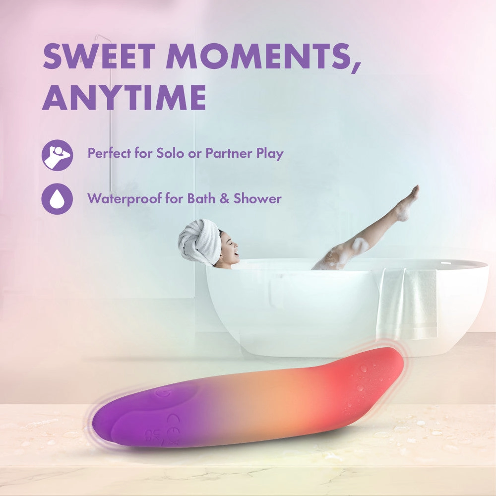 Play With Me by Blush ®| Dolphin Dreams 4.75 Inch Silicone Bullet Vibrator – USB Rechargeable Clitoral Nipple Massager – In Multicolor
