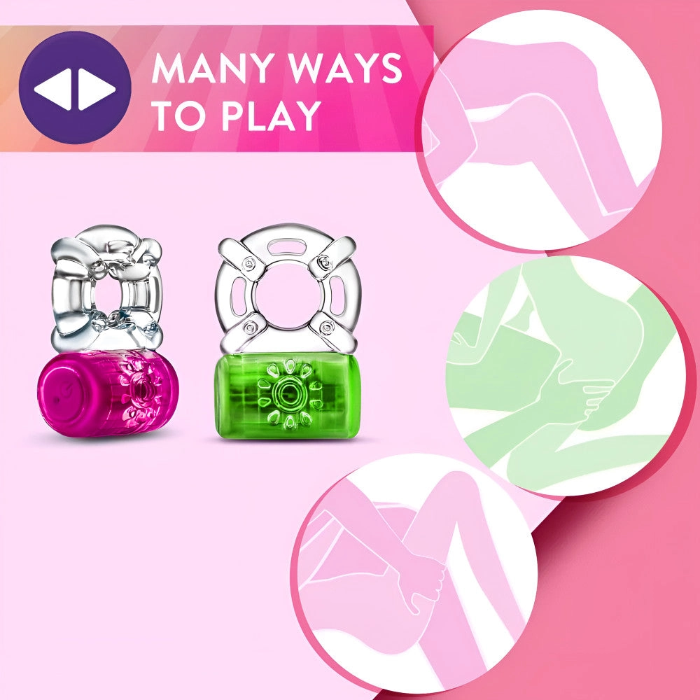 Play With Me By Blush® | Pleaser: Rechargeable Vibrating Penis Ring - Pink