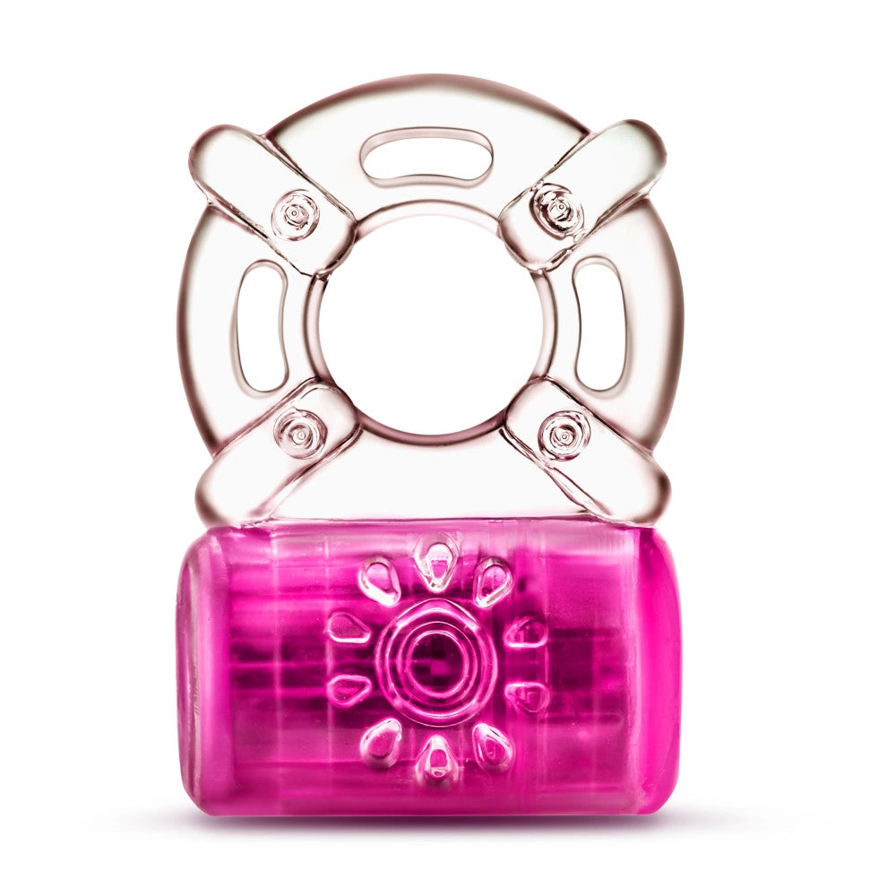 Play With Me By Blush® | Pleaser: Rechargeable Vibrating Penis Ring - Pink